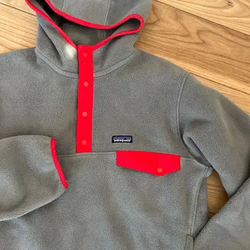 Patagonia Synchilla 플리스 자켓 M 그레이/빨간색