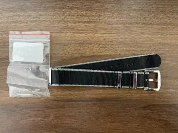 [ 새상품급 ] 손목시계 벨트 NATO 나일론 ( 블랙 )