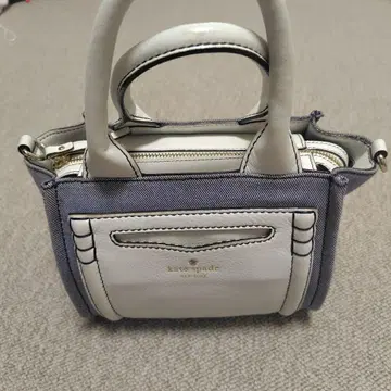 kate spade 숄더백 화이트/데님