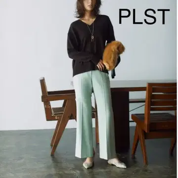 PLST 울 블렌드 웜 리저브 스트레이트 팬츠