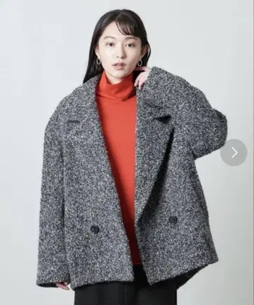 MARW UNITED ARROWS 믹스 보아 코트