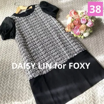 컨디션 최상 DAISY LIN for FOXY 트위드 원피스 튜닉 38