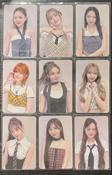 NiziU 홀츠 회장 한정판 포토 카드 히로시마 2일차 전원 세트