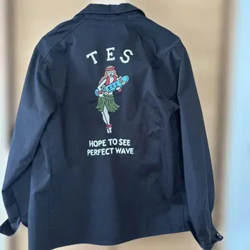 TES 블랙 커버올 M 사이즈
