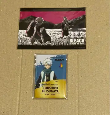 히즈카야 토시로 BLEACH 캔뱃지 브로마이드 니지겐노모리