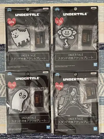UNDERTALE 스탠드 포함 아크릴 플레이트