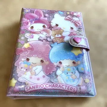 미사용 여자아이 북 부록 산리오 수첩 씰 바인더 6공 A7