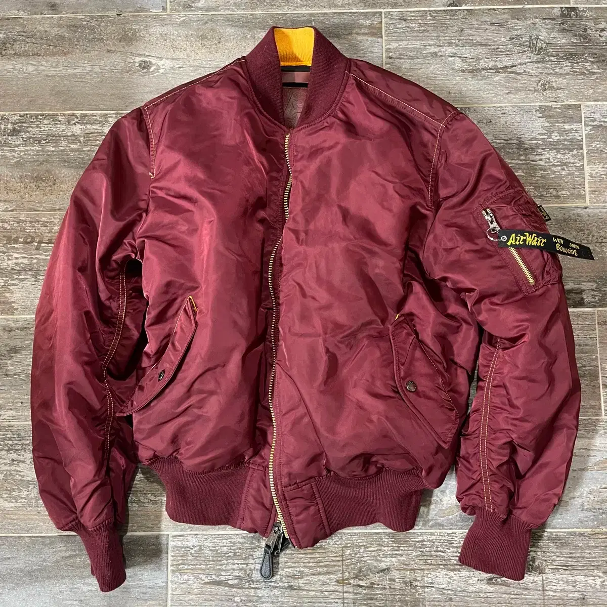 Alpha Industries MA-1 Dr. Martens Collaboration Burgundy L