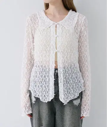 Kastane 카라 레이스 풀오버