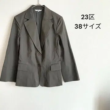 23구 테일러드 자켓 수트 그레이 비즈니스 오피스 38 사이즈