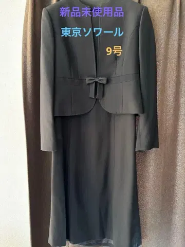 [새상품] 블랙수트 자켓과 원피스 세트