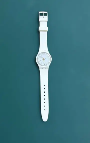 swatch 고무 벨트 스와치 화이트