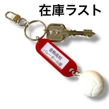 하이큐!! 네코마 고교 트레이딩 고교명 포함 열쇠 참 키링