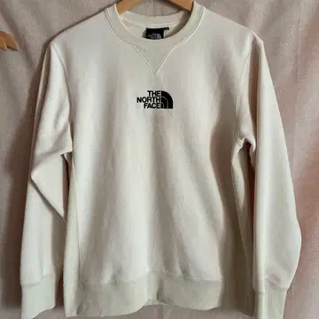 THE NORTH FACE 크루넥 트레이닝복 크림색 남성용