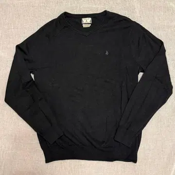VOLCOM 블랙 긴팔 스웨터 M 사이즈