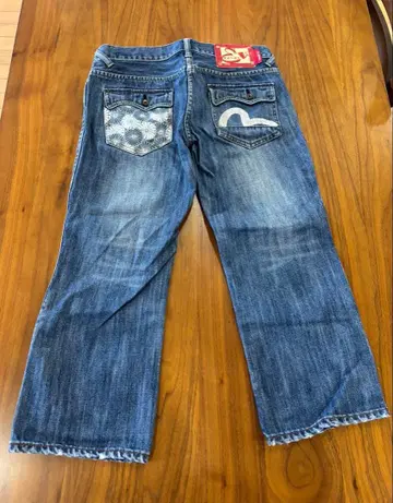 evisu 청바지 유로 데님