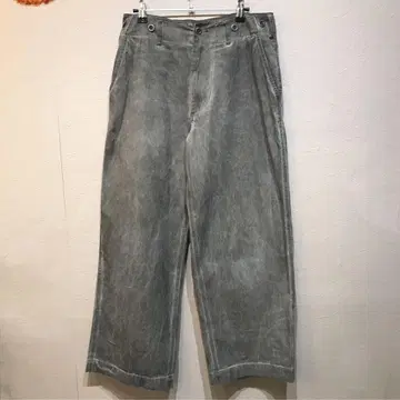 shiun FADED COTTON TROUSERS S 사이즈