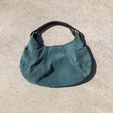 00s Y2K leather hand bag 스웨이드
