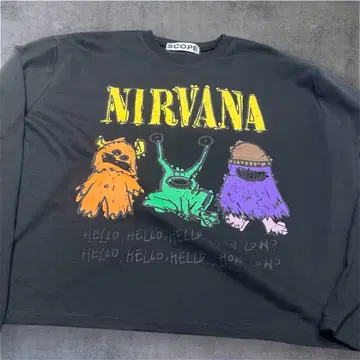 NIRVANA 긴팔 티셔츠 FREE 사이즈