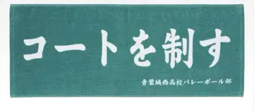 아오바죠사이 고교 배구부 타월 미개봉