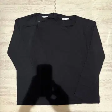 ZARA 슬림핏 롱슬리브 티셔츠 2장 세트 M