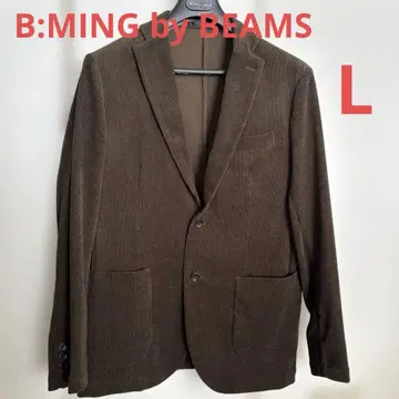 B:MING by BEAMS 브라운 카키 테일러드 자켓 L 미사용
