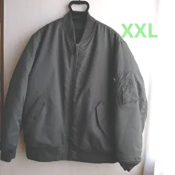 유니클로 MA-1 블루종 올리브 그린 XXL