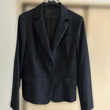 블랙 테일러드 자켓