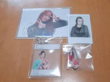 Girls2 스미타니 모모카 폴라로이드, 사인 포함 굿즈 세트