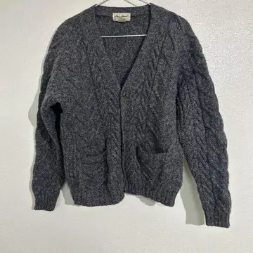 90's Eddie Bauer 에디바우어 케이블 니트 가디건