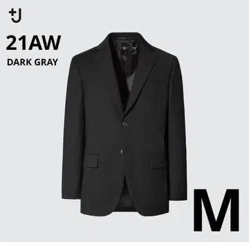 [ 새상품급 ] +J 21AW 울 자켓 셋업 가능 다크 그레이 M