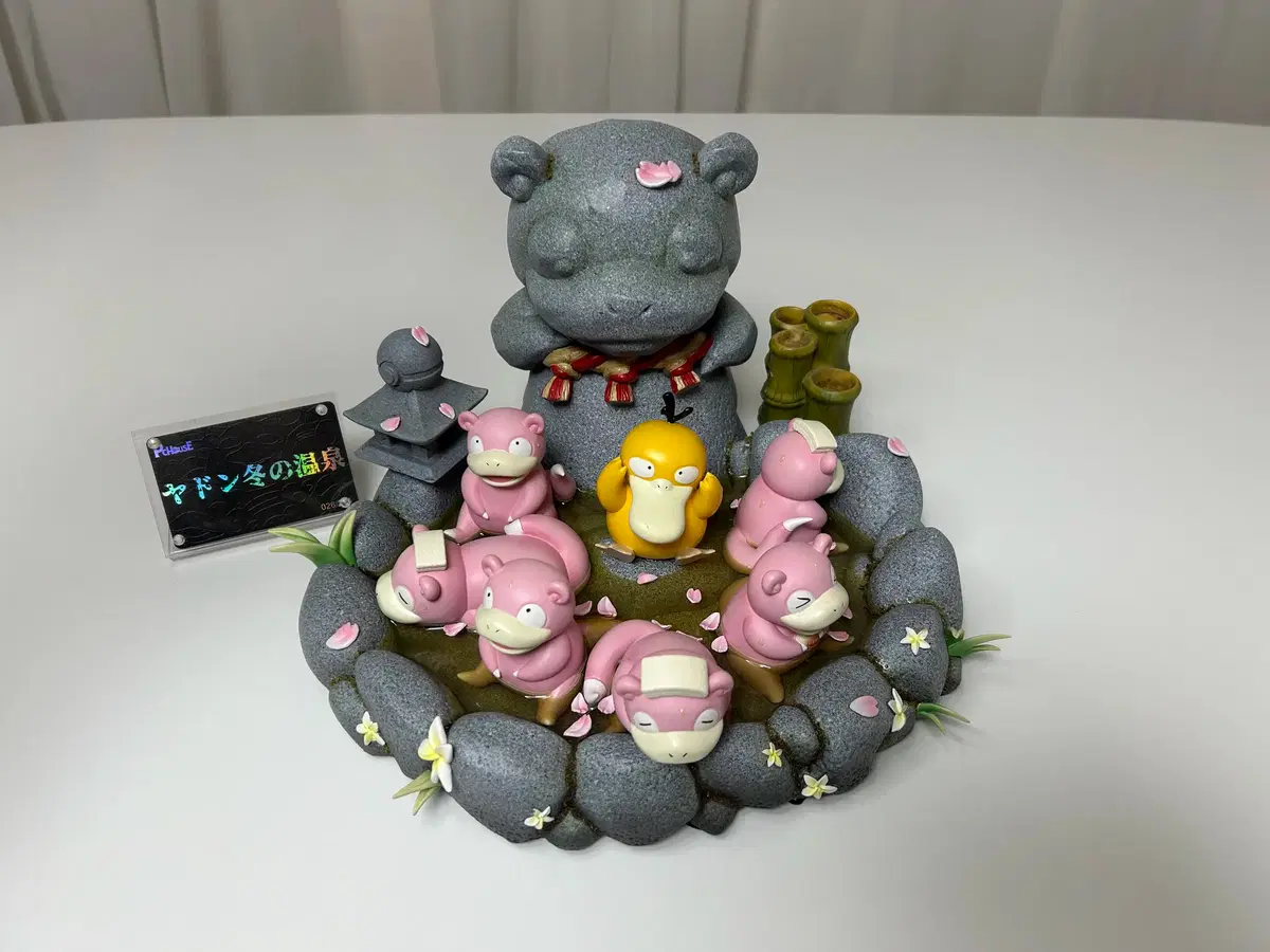 Pokemon Resin Pokemon House Slowpoke Hot Spring for sale.
