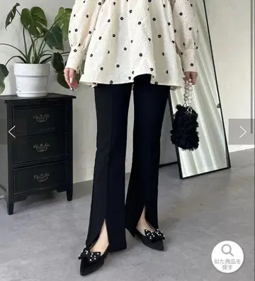 [ -3kg! ] 프론트 슬릿 슈퍼 스트레치 팬츠