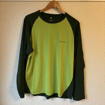 몽벨 XL 래글런 슬리브 셔츠