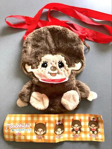 몽치치 봉제 인형 미니백