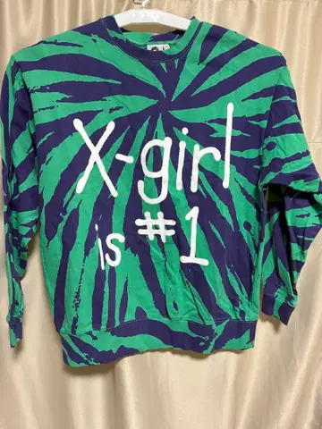 X-girl 타이 다이 패턴 트레이닝복 L~XL