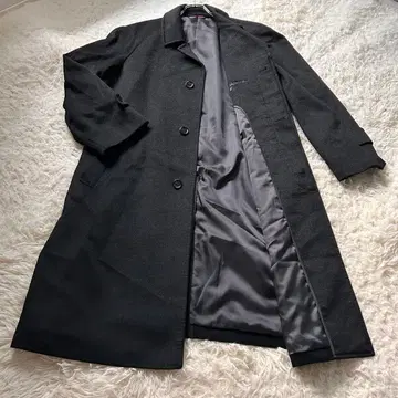 컨디션 최상 퓨어 캐시미어 스텐카라 코트 롱 JASLEY XL 사이즈