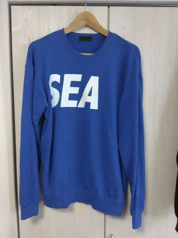WIND AND SEA 로고 트레이닝복 블루