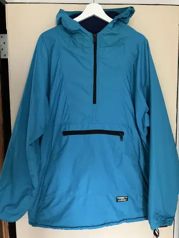 USA 80s LLBean 쉘 나일론 자켓 안감 코튼 아노락 L 사이즈