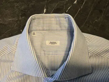 BARBA 스트라이프 와이셔츠 40