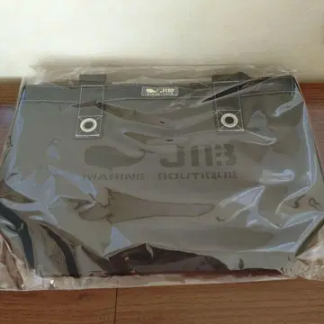 JIB 차콜 그레이 이너 지퍼 토트백