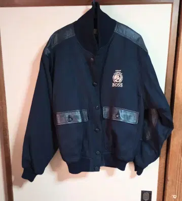 SUNTORY 오리지널 디자인 BOSS 점퍼 네이비 L