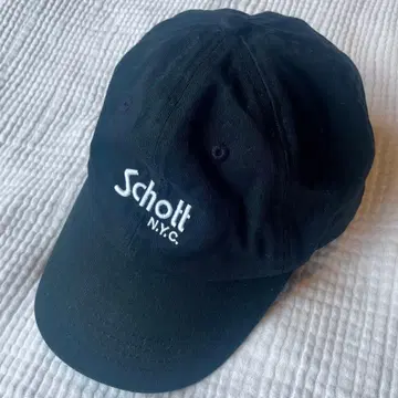 Schott 블랙 야구 모자