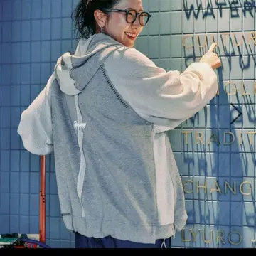 니코앤드 Misayo 절개 후드티