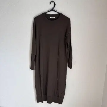 [ SPICK AND SPAN ] 카키 롱 니트 원피스