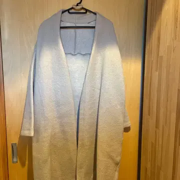 미사용 베이지 롱 코트