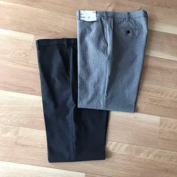 미사용 새상품 UNIQLO 감동 팬츠 2세트 허리 88 인심 69cm