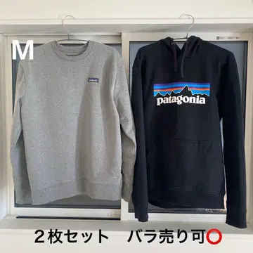 patagonia 그레이 블랙 맨투맨 후드티 트레이닝복