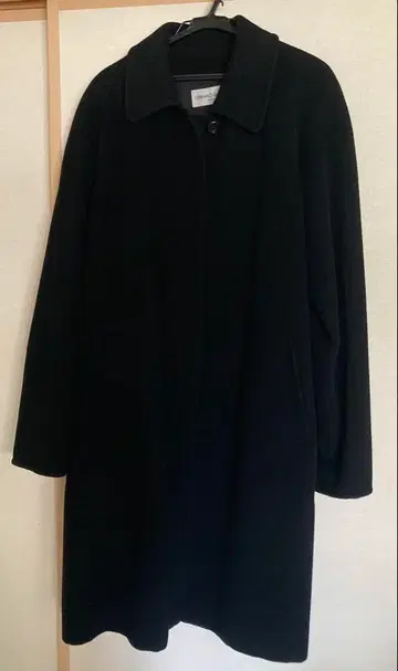 Geralrd Darel 블랙 여성용 롱 코트 모&캐시미어