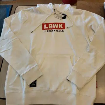 LBWK 화이트 XL 후드티